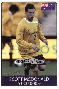 Sticker Scott McDonald - World Cup 2010 - Rafo