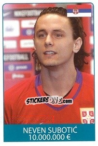 Sticker Neven Subotic - World Cup 2010 - Rafo