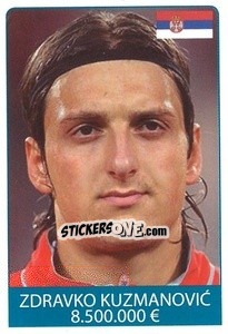 Sticker Zdravko Kuzmanovic - World Cup 2010 - Rafo