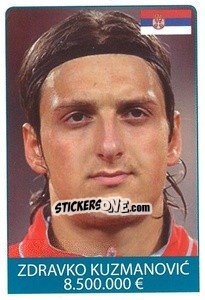 Sticker Zdravko Kuzmanovic - World Cup 2010 n. 300 - Rafo