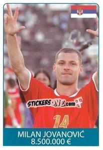 Sticker Milan Jovanovic - World Cup 2010 - Rafo