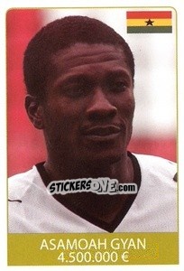 Sticker Asamoah Gyan - World Cup 2010 n. 319 - Rafo