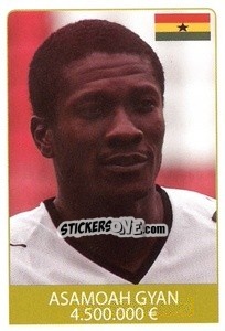 Sticker Asamoah Gyan - World Cup 2010 - Rafo