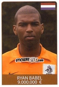 Sticker Ryan Babel - World Cup 2010 - Rafo