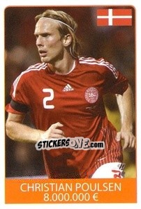 Sticker Christian Poulsen - World Cup 2010 - Rafo