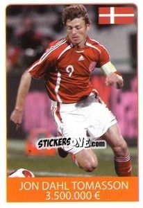 Sticker Jon Dahl Tomasson - World Cup 2010 - Rafo
