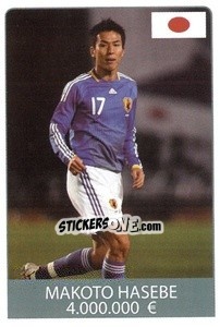 Sticker Makoto Hasebe - World Cup 2010 - Rafo