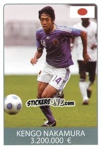 Sticker Kengo Nakamura - World Cup 2010 - Rafo