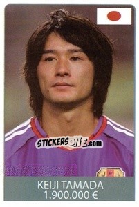 Sticker Keiji Tamada - World Cup 2010 n. 370 - Rafo