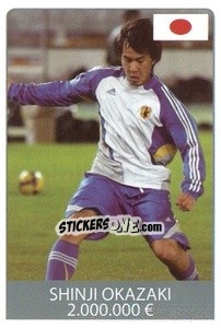 Sticker Shinji Okazaki - World Cup 2010 n. 371 - Rafo