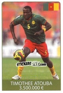 Sticker Thimothee Atouba - World Cup 2010 n. 378 - Rafo