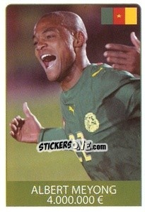 Sticker Albert Meyong - World Cup 2010 - Rafo