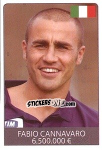 Cromo Fabio Cannavaro - World Cup 2010 - Rafo