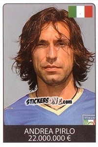 Sticker Andrea Pirlo - World Cup 2010 - Rafo