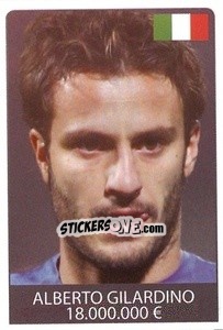 Sticker Alberto Gilardino - World Cup 2010 - Rafo