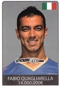 Sticker Fabio Quagliarella - World Cup 2010 - Rafo