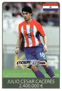 Sticker Julio Cesar Caceres - World Cup 2010 - Rafo