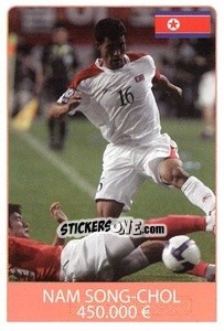 Sticker Nam Song-Chol - World Cup 2010 - Rafo