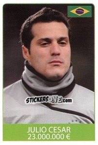 Sticker Julio Cesar - World Cup 2010 - Rafo