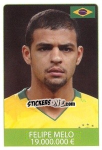 Sticker Felipe Melo - World Cup 2010 n. 467 - Rafo