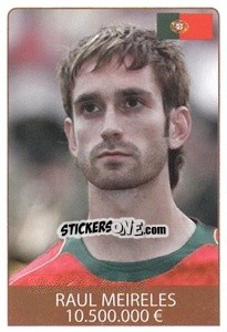 Cromo Raul Meireles - World Cup 2010 - Rafo