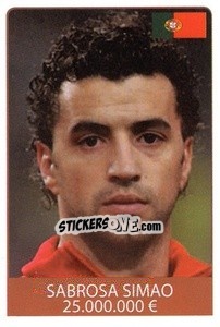 Sticker Simao Sabrosa - World Cup 2010 - Rafo