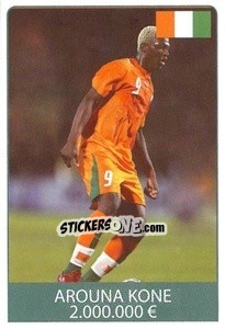 Sticker Arouna Kone - World Cup 2010 - Rafo