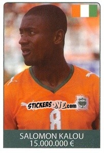 Sticker Salomon Kalou - World Cup 2010 n. 506 - Rafo