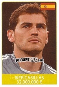 Cromo Iker Casillas - World Cup 2010 - Rafo