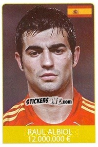 Sticker Raul Albiol - World Cup 2010 - Rafo