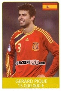 Sticker Gerard Pique - World Cup 2010 n. 512 - Rafo