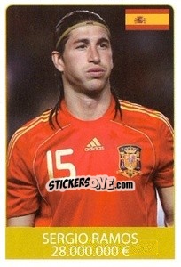 Sticker Sergio Ramos - World Cup 2010 - Rafo