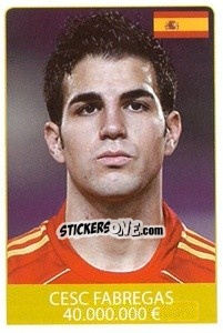 Sticker Cesc Fabregas - World Cup 2010 n. 516 - Rafo