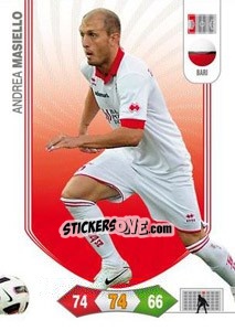 Sticker Andrea Masiello - Calciatori 2010-2011. Adrenalyn XL n. 2 - Panini