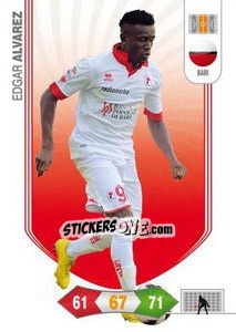 Sticker Edgar Alvarez - Calciatori 2010-2011. Adrenalyn XL n. 5 - Panini