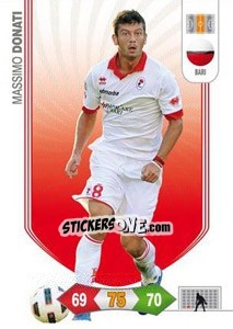 Sticker Massimo Donati - Calciatori 2010-2011. Adrenalyn XL n. 6 - Panini