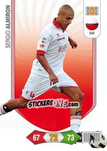 Sticker Sergio Almiron - Calciatori 2010-2011. Adrenalyn XL n. 7 - Panini