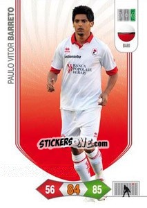 Figurina Paulo Vitor Barreto - Calciatori 2010-2011. Adrenalyn XL - Panini