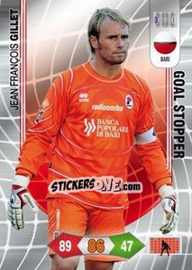 Sticker Jean François Gillet - Calciatori 2010-2011. Adrenalyn XL n. 14 - Panini