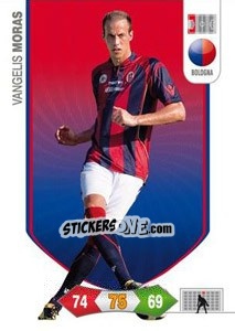 Sticker Vangelis Moras - Calciatori 2010-2011. Adrenalyn XL n. 18 - Panini