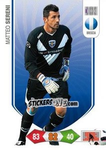 Sticker Matteo Sereni - Calciatori 2010-2011. Adrenalyn XL n. 29 - Panini