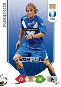 Sticker Davide Baiocco - Calciatori 2010-2011. Adrenalyn XL n. 34 - Panini