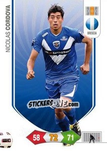 Sticker Nicolas Cordova - Calciatori 2010-2011. Adrenalyn XL n. 36 - Panini