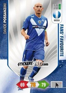 Sticker Davide Possanzini - Calciatori 2010-2011. Adrenalyn XL n. 41 - Panini