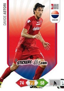 Cromo Davide Astori - Calciatori 2010-2011. Adrenalyn XL n. 44 - Panini