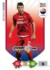 Sticker Michele Canini - Calciatori 2010-2011. Adrenalyn XL n. 46 - Panini