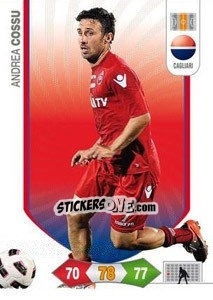 Cromo Andrea Cossu - Calciatori 2010-2011. Adrenalyn XL n. 49 - Panini