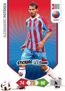 Sticker Alessandro Potenza - Calciatori 2010-2011. Adrenalyn XL n. 58 - Panini
