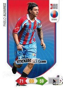 Sticker Pablo Alvarez - Calciatori 2010-2011. Adrenalyn XL - Panini