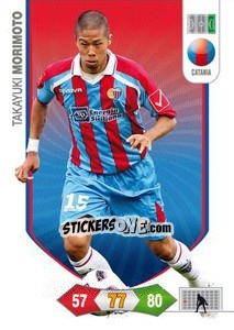 Cromo Takayuki Morimoto - Calciatori 2010-2011. Adrenalyn XL n. 66 - Panini